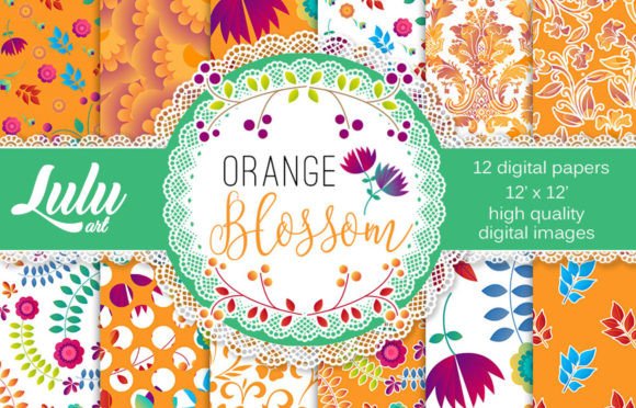 Download Orange Blossom Patterns - Premium Resources